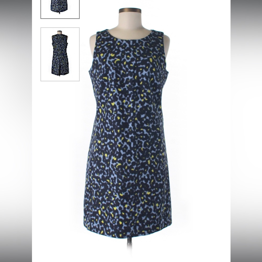 Gap Blue Cheetah Dress